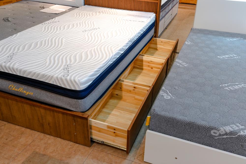 원목 싱글 침대