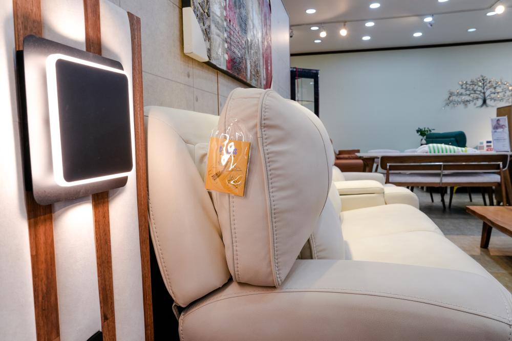 특수 패브릭 리클라이너 소파