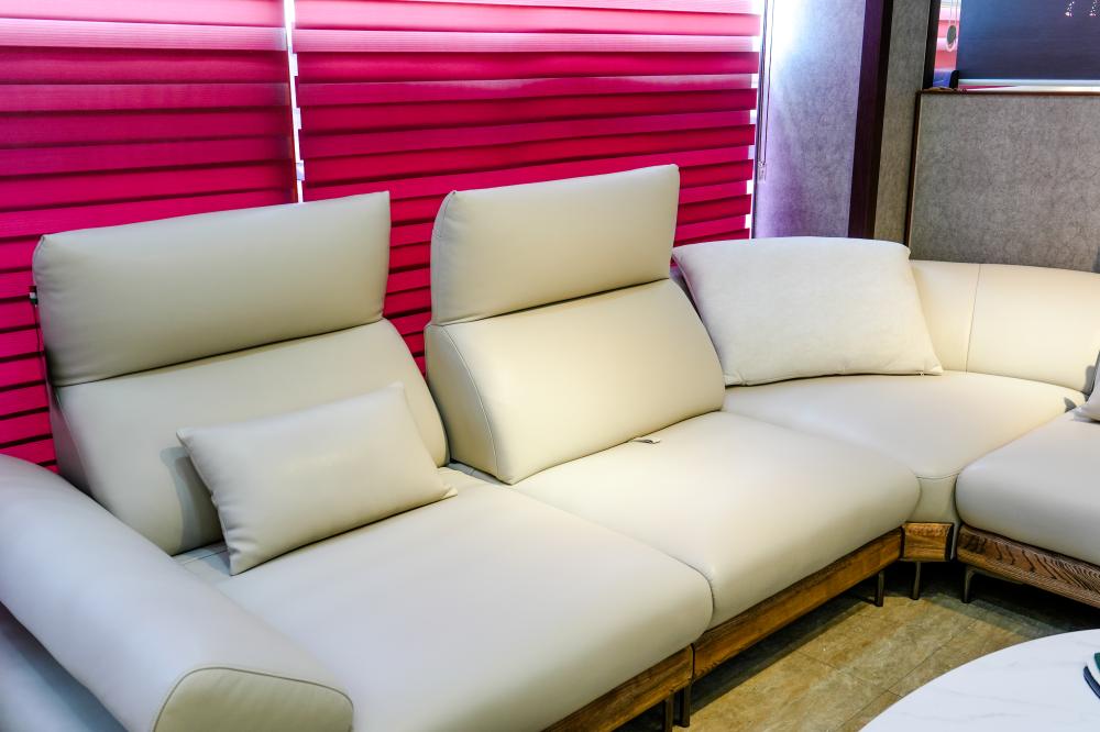 스윙 가죽 코너형소파