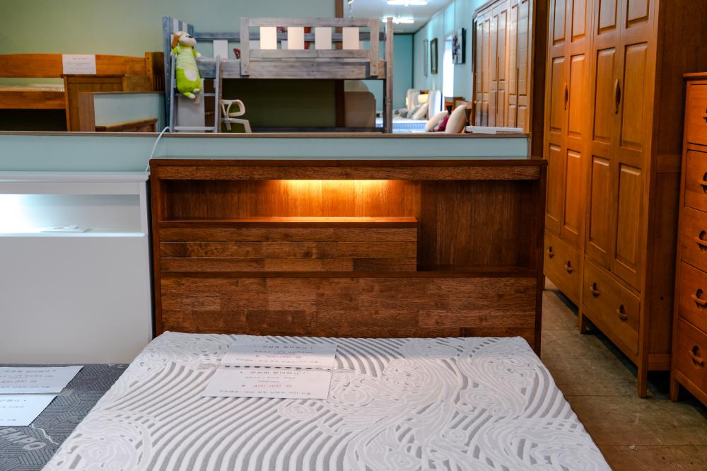 원목 싱글 침대