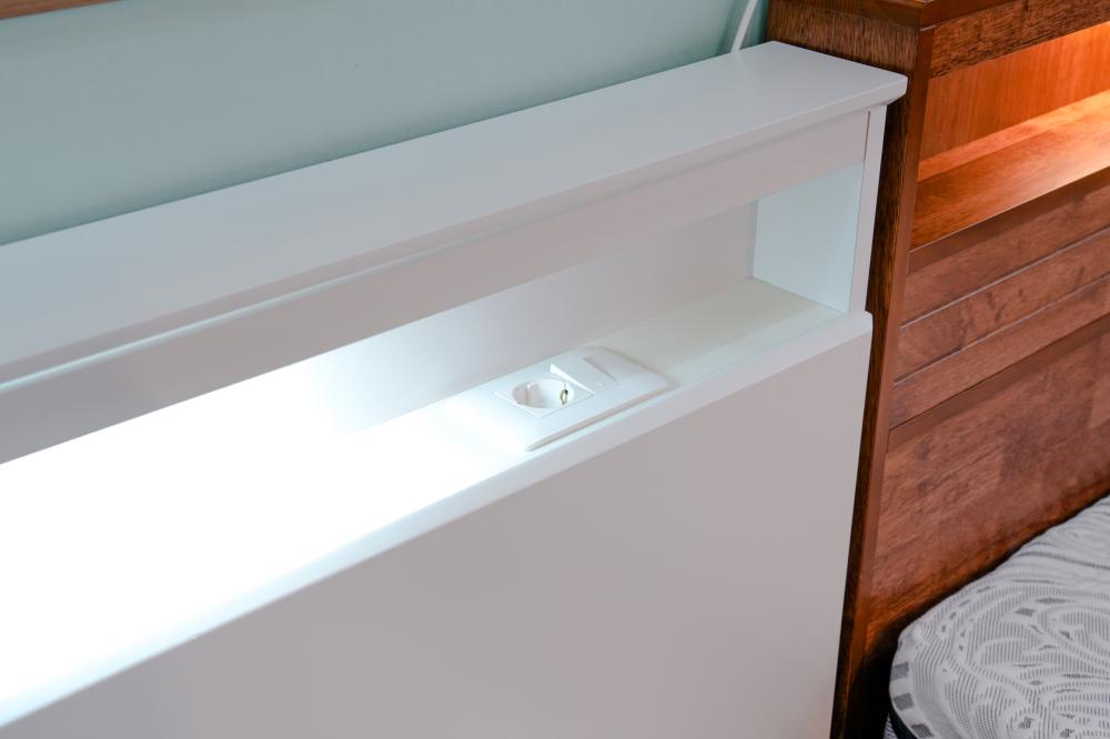 화이트 싱글침대