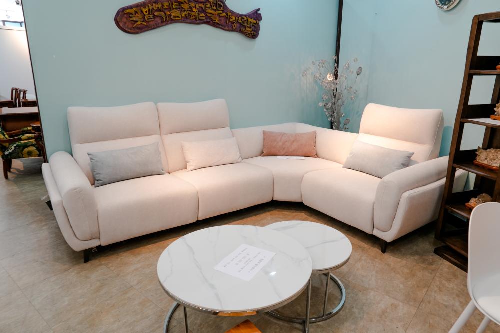 패브릭 리클라이너 코너형 소파