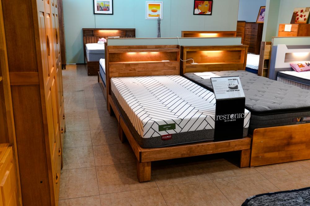 원목 싱글 침대