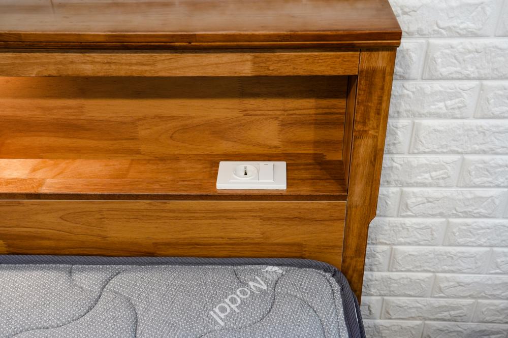 원목 수납형 침대