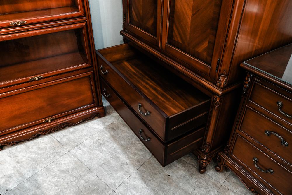 엔틱 옷장 화장대 세트