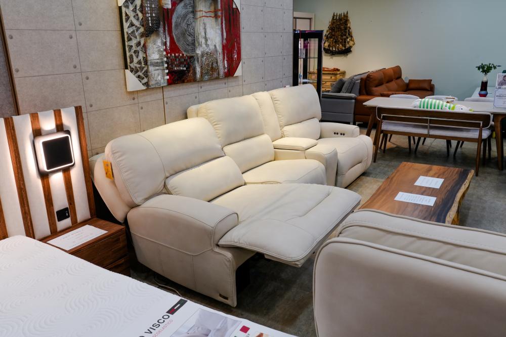 특수 패브릭 리클라이너 소파